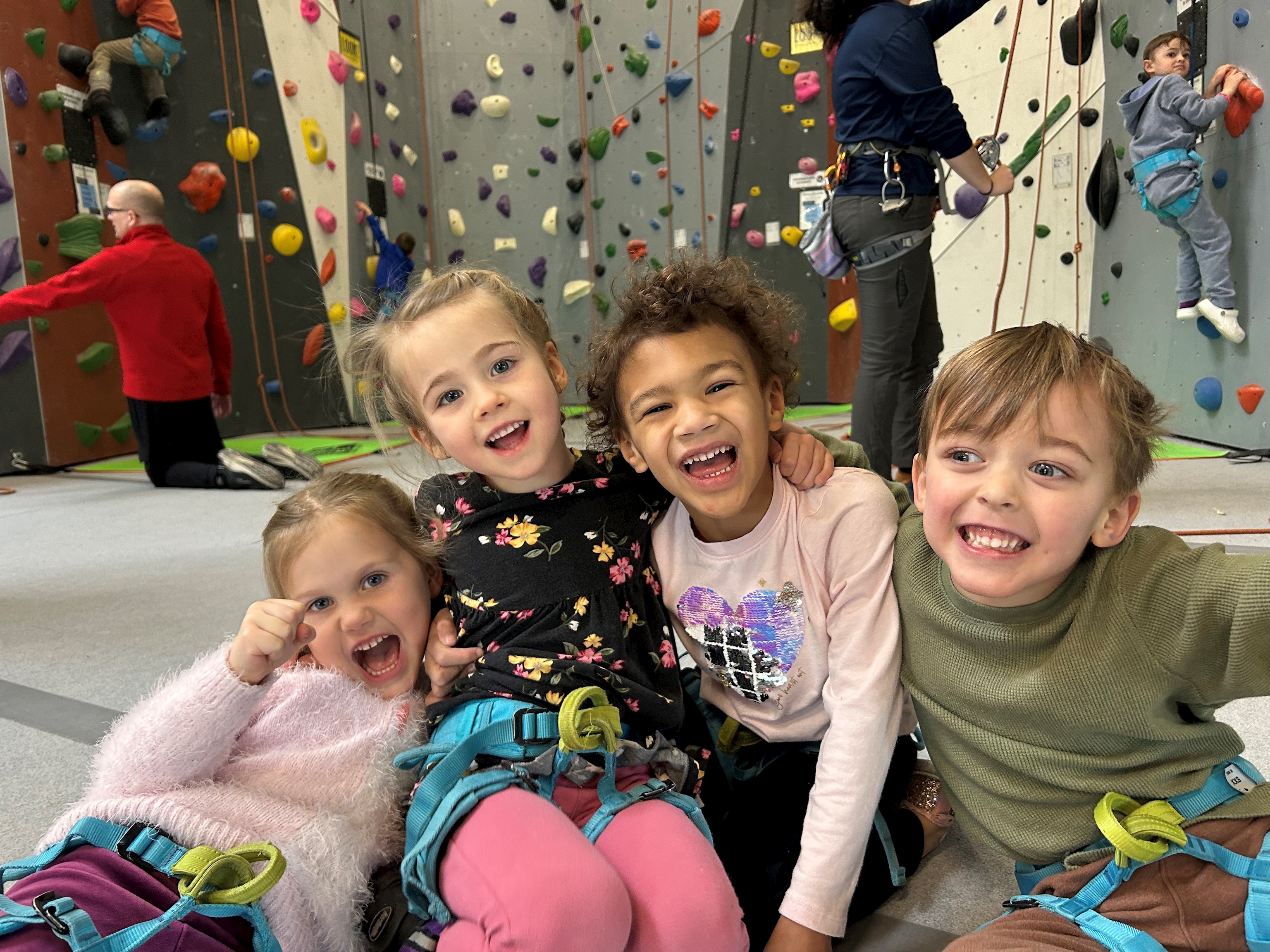 Group Rock Climbing Photo