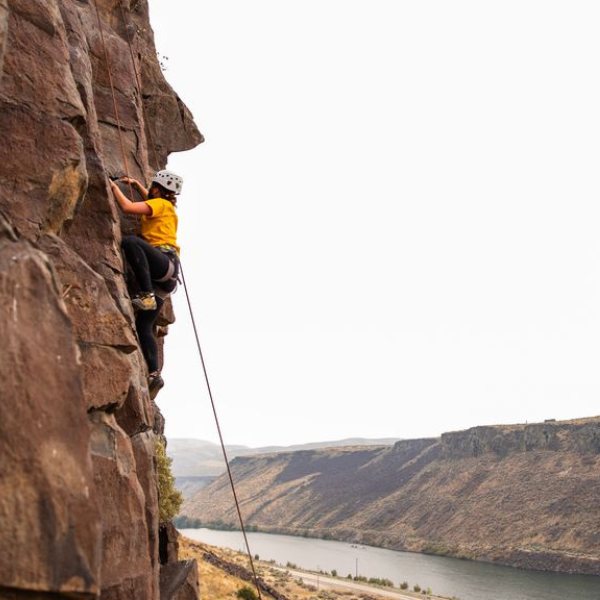 rock climbing